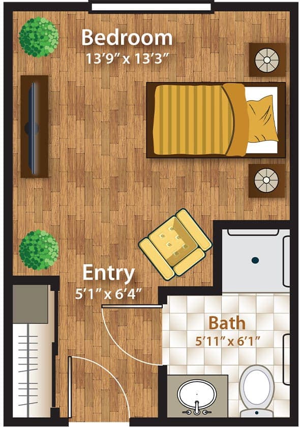 Resident room