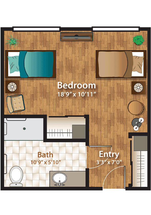 Resident room