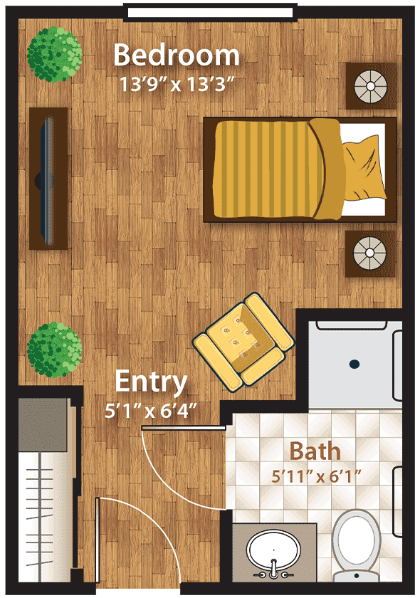 Resident room
