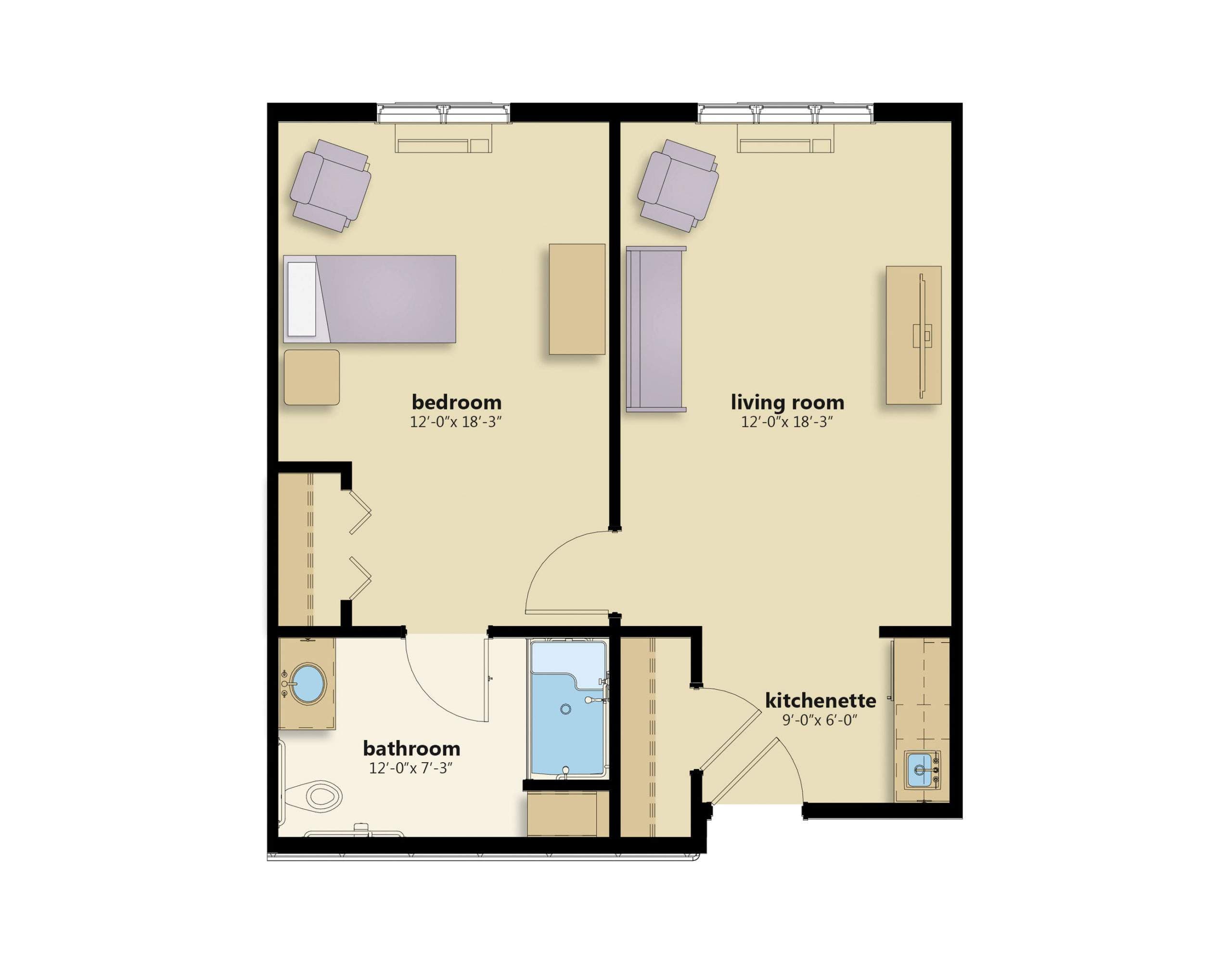 Resident room