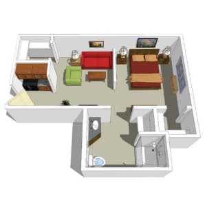 Resident room