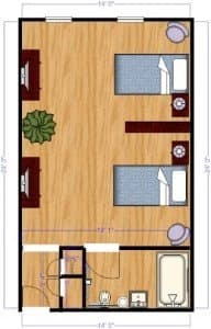 Resident room
