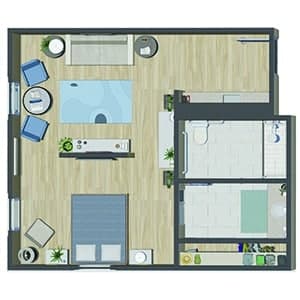 Resident room