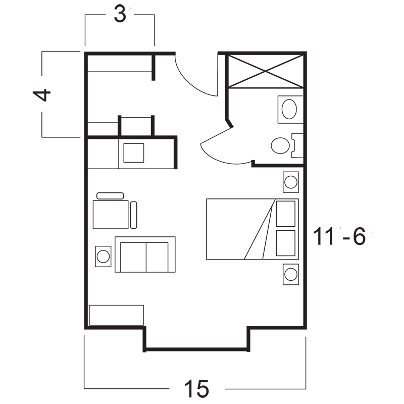 Resident room