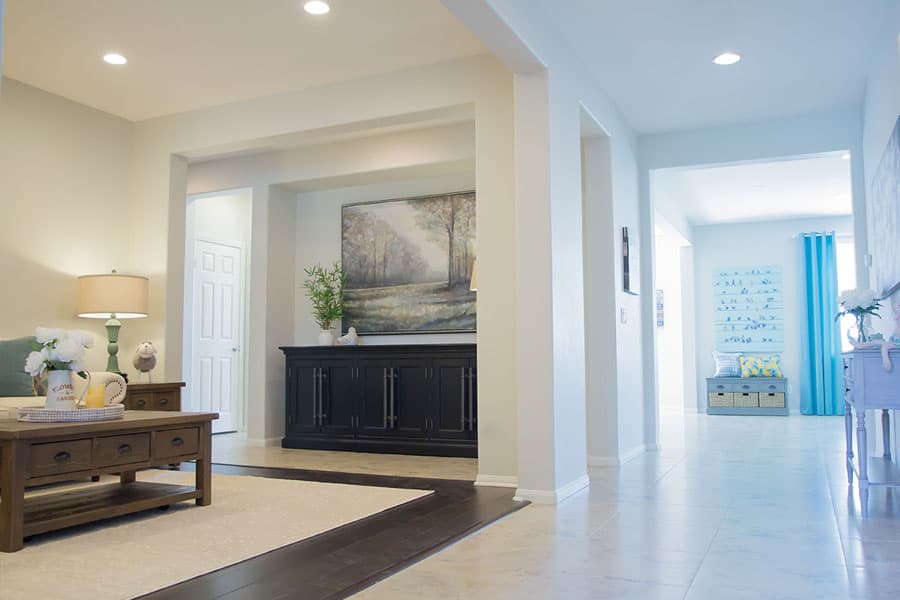 living room with a beautiful interior