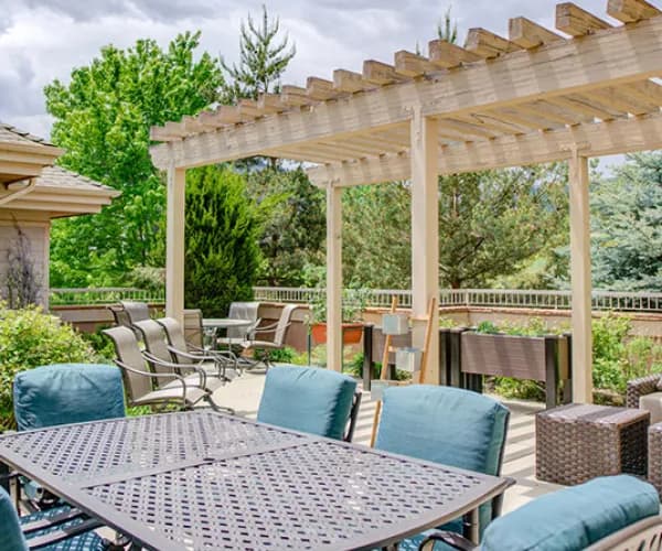 Memory Care Patio and Pergola 