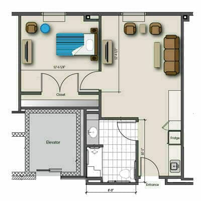 Resident room