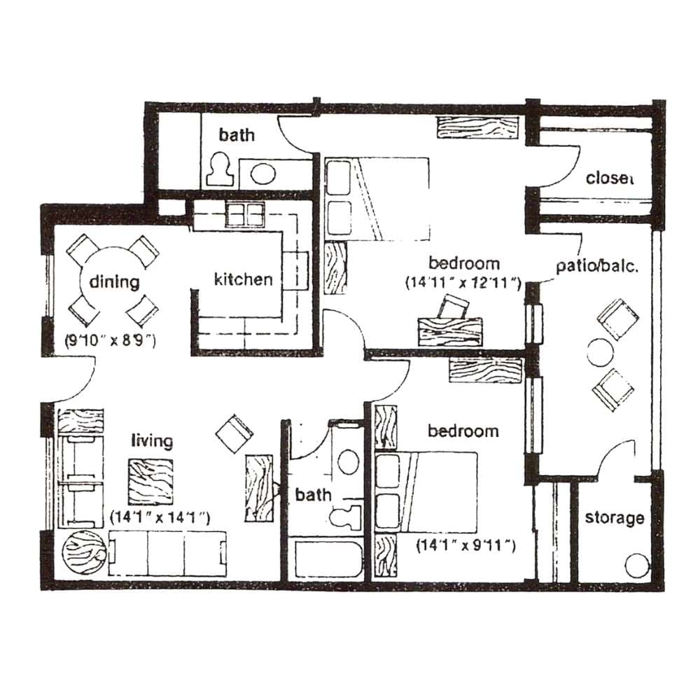 Resident room