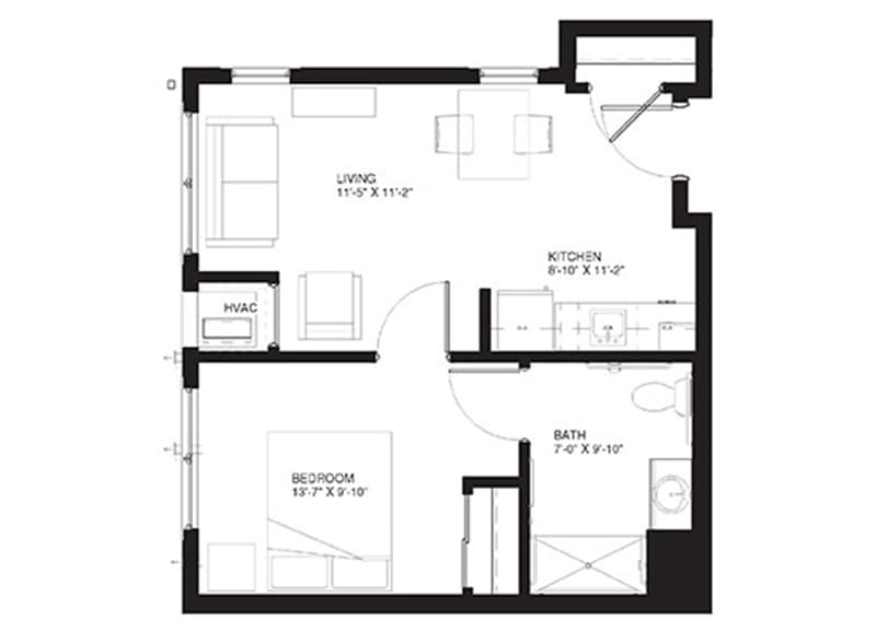 Resident room