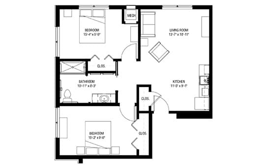 Resident room