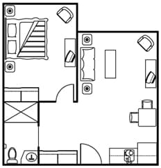 Resident room