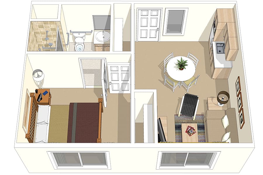 Resident room