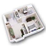One Bedroom For Senior Living