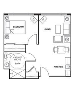 Resident room