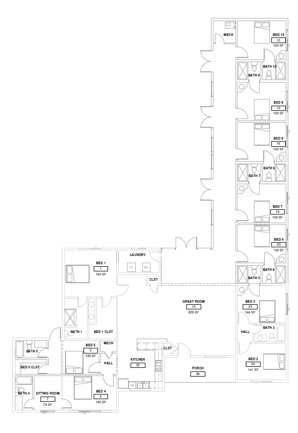 Resident room