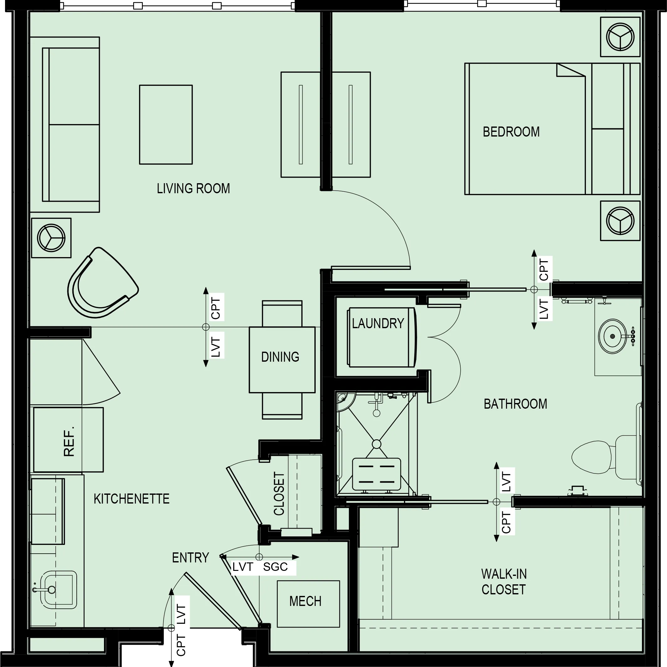 Resident room