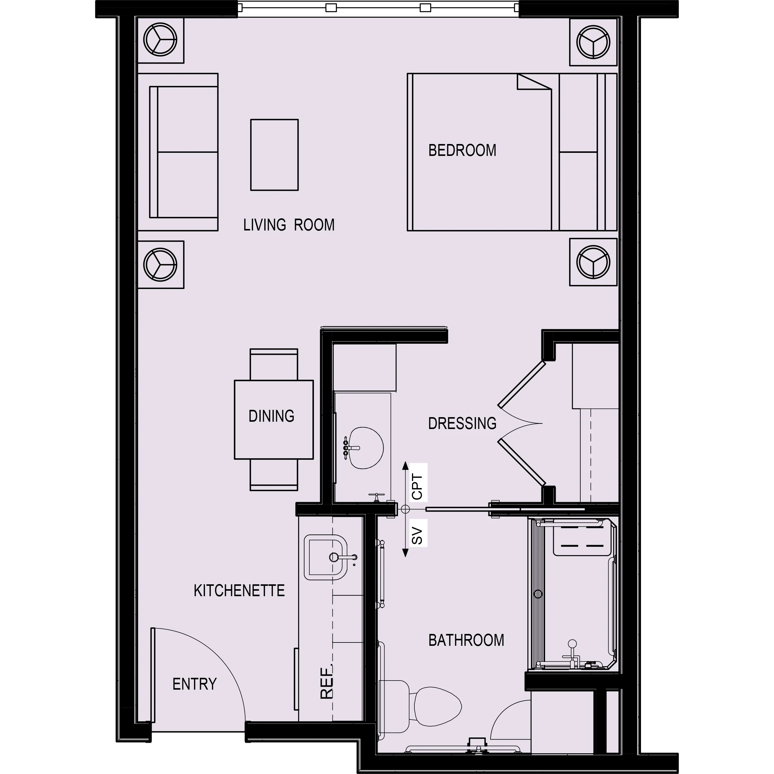 Resident room