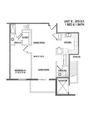 Resident room