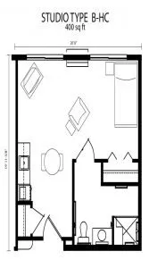 Resident room