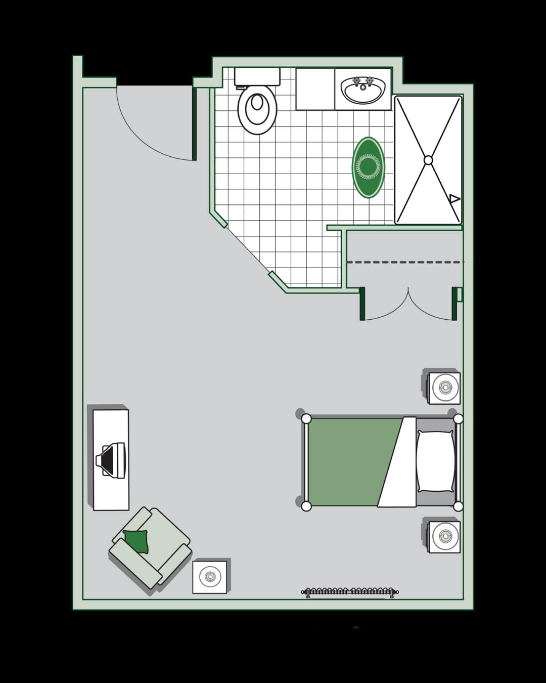 Resident room