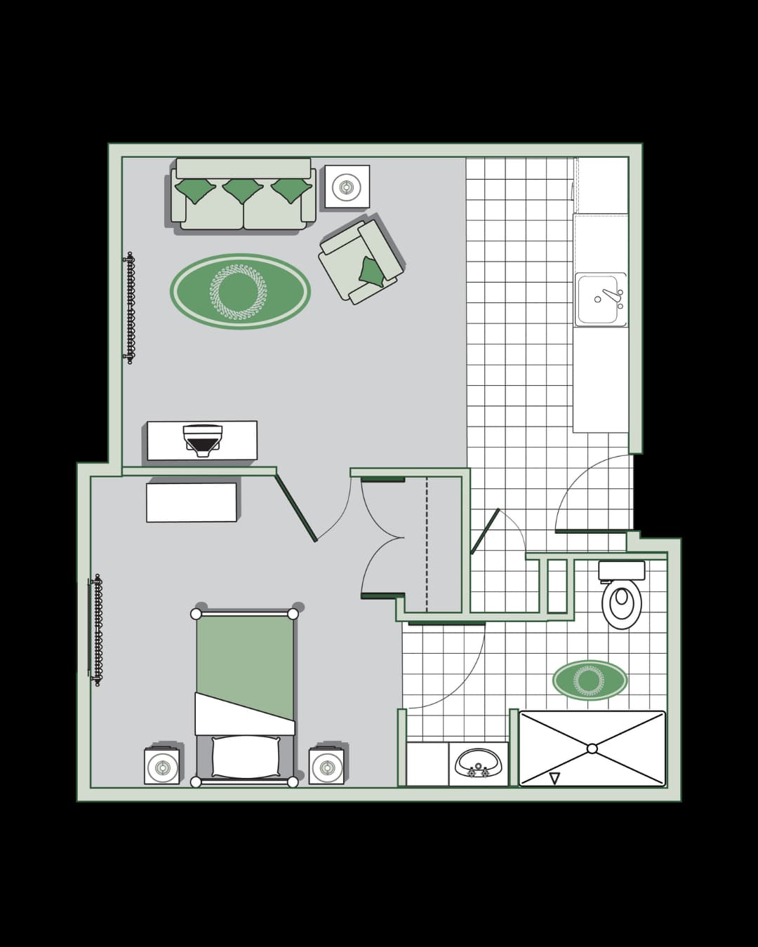 Resident room