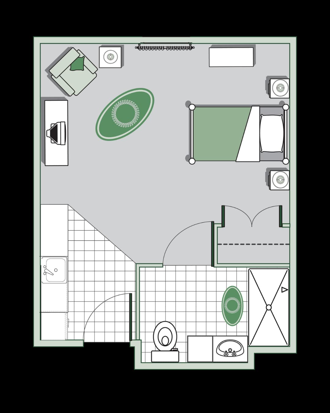 Resident room