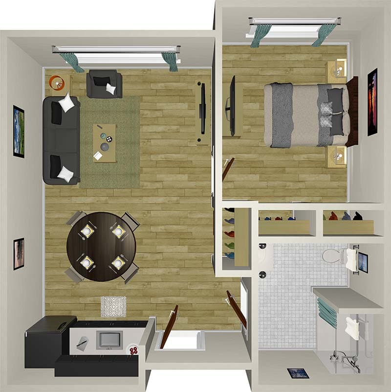 Resident room