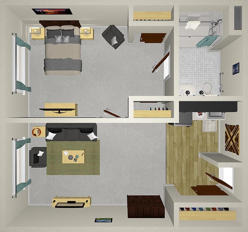 Resident room