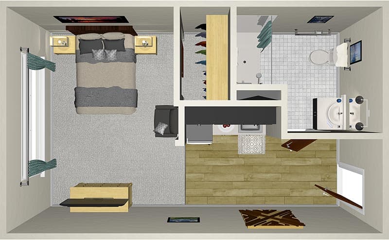 Resident room