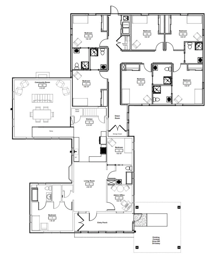 Resident room