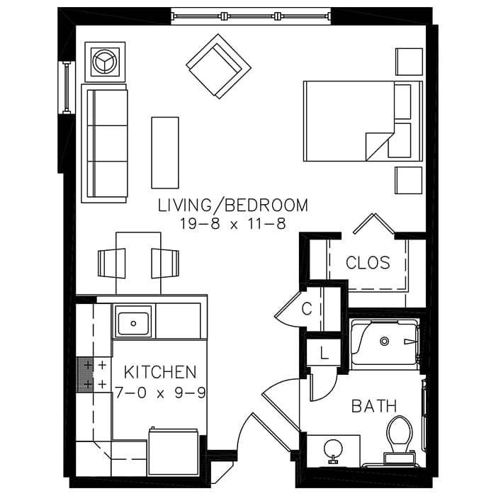 Resident room