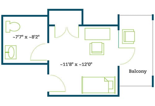 Resident room