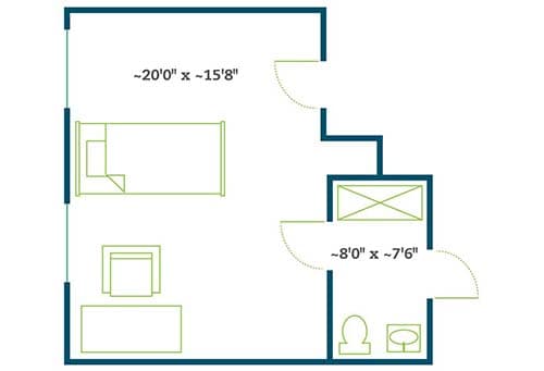 Resident room