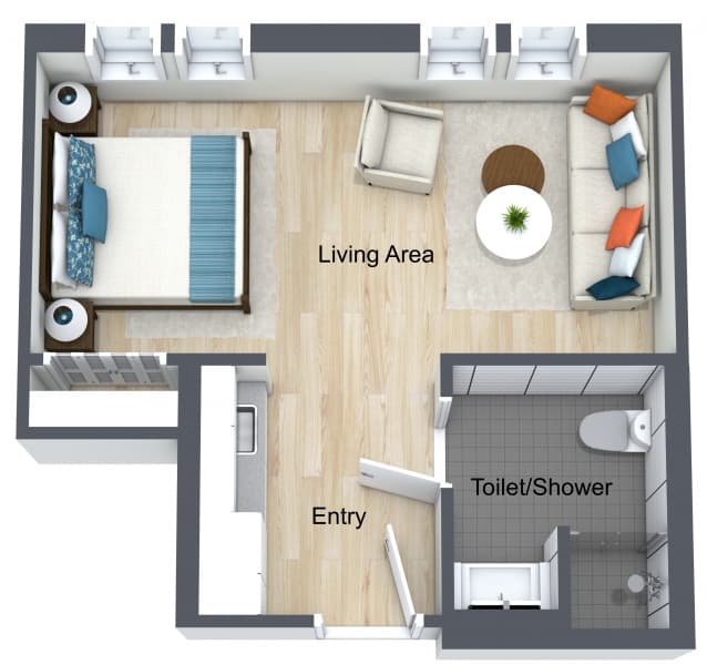 Resident room