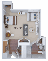 Resident room