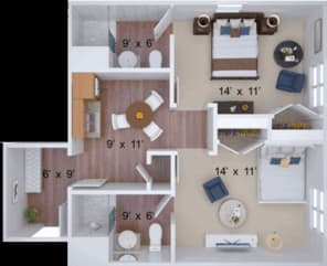 Resident room