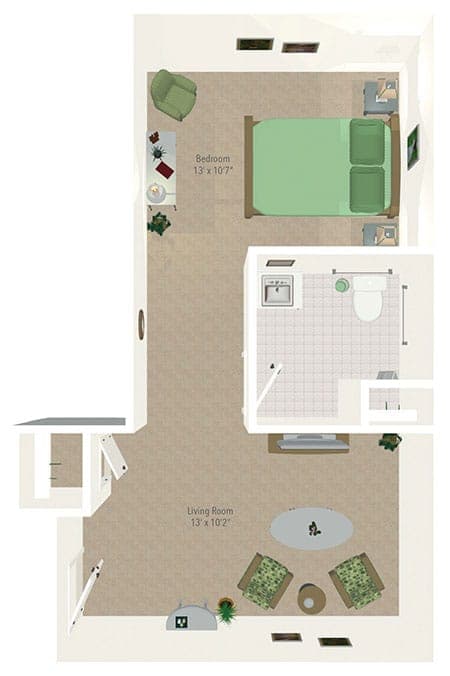 Resident room