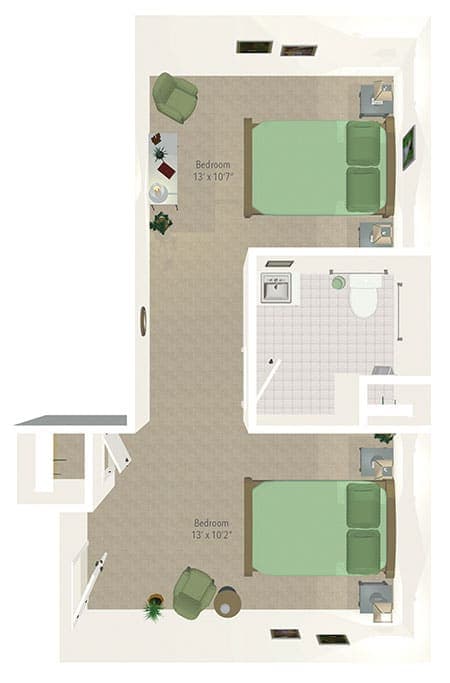 Resident room
