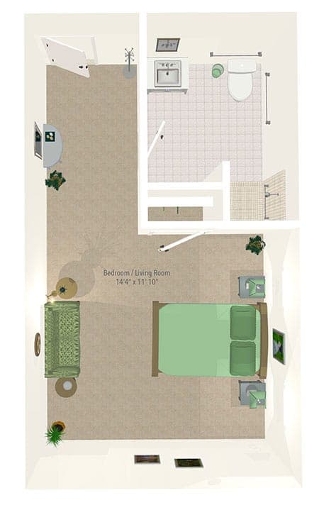 Resident room
