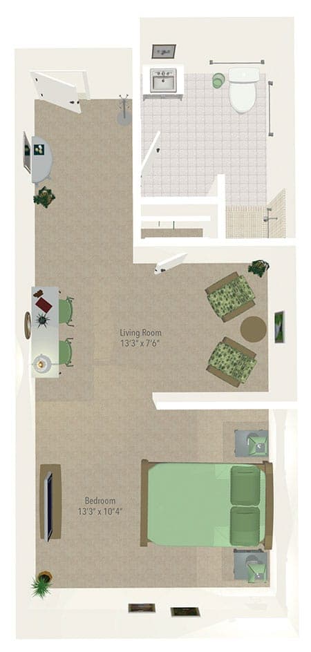 Resident room