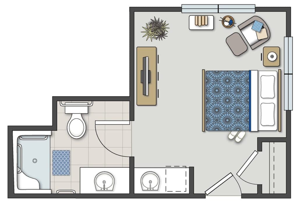 Resident room