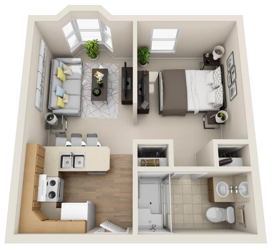 Resident room