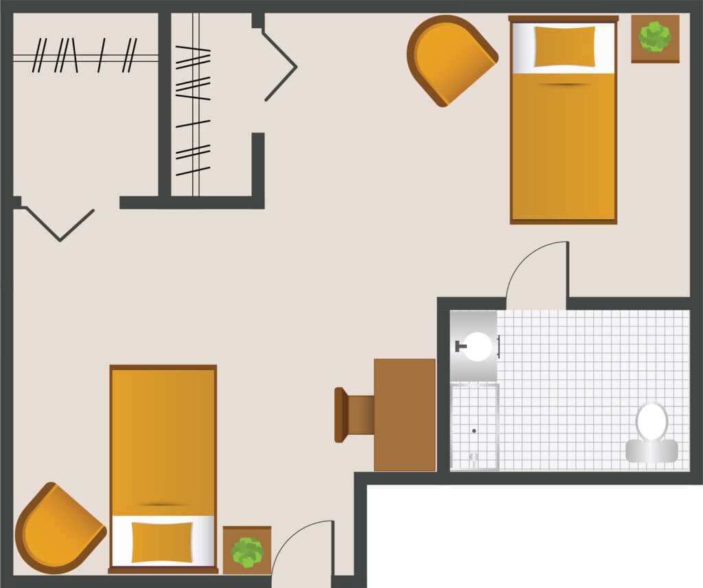 Resident room