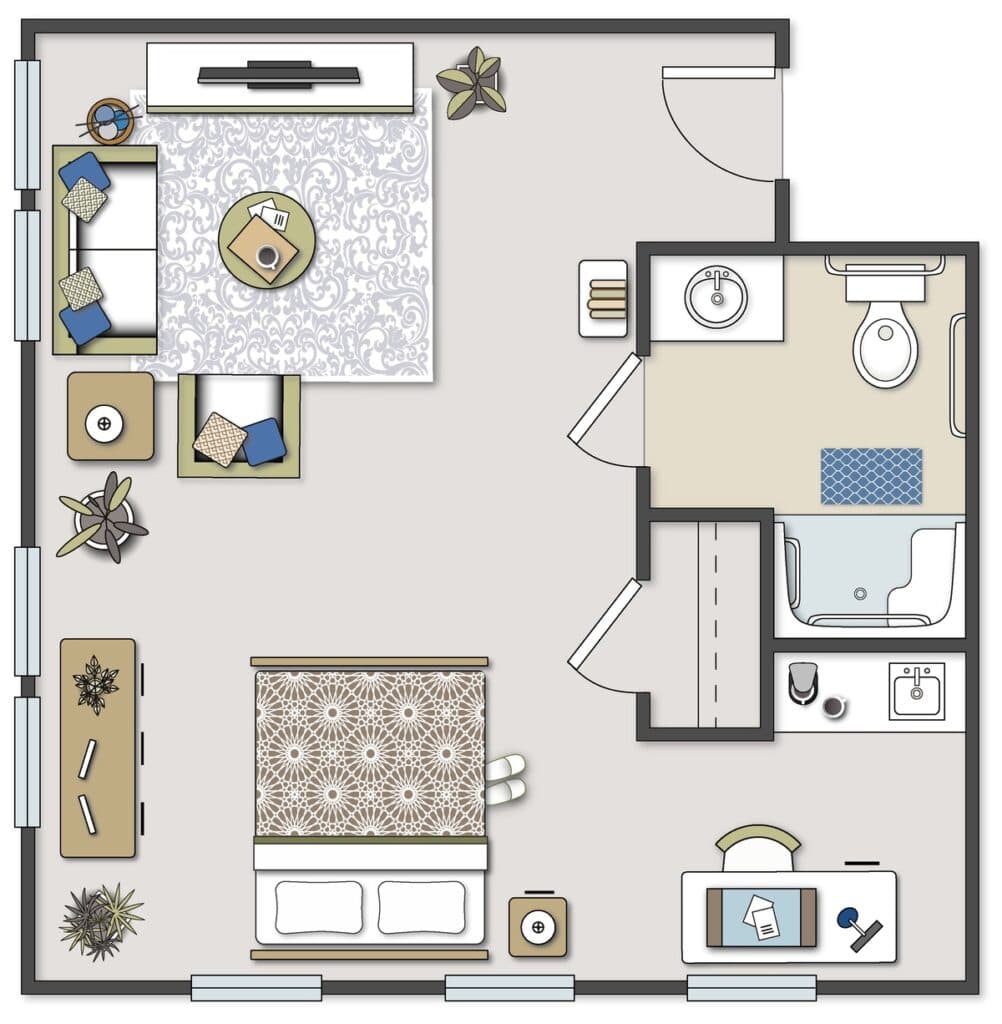 Resident room