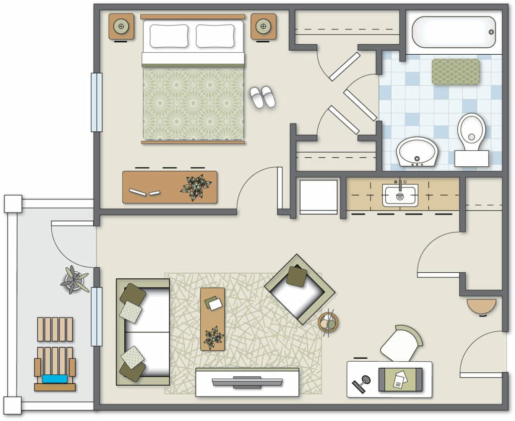 Resident room