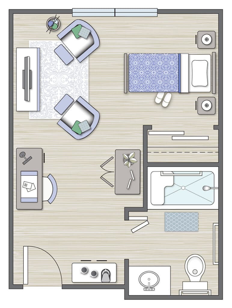 Resident room
