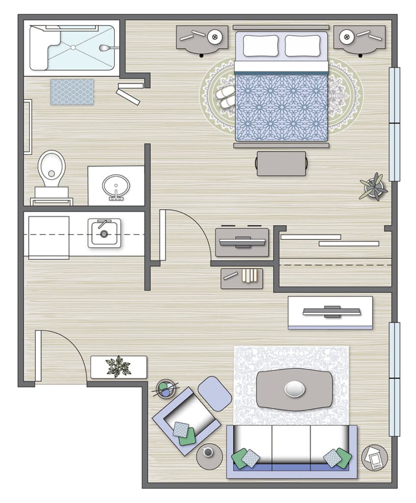 Resident room
