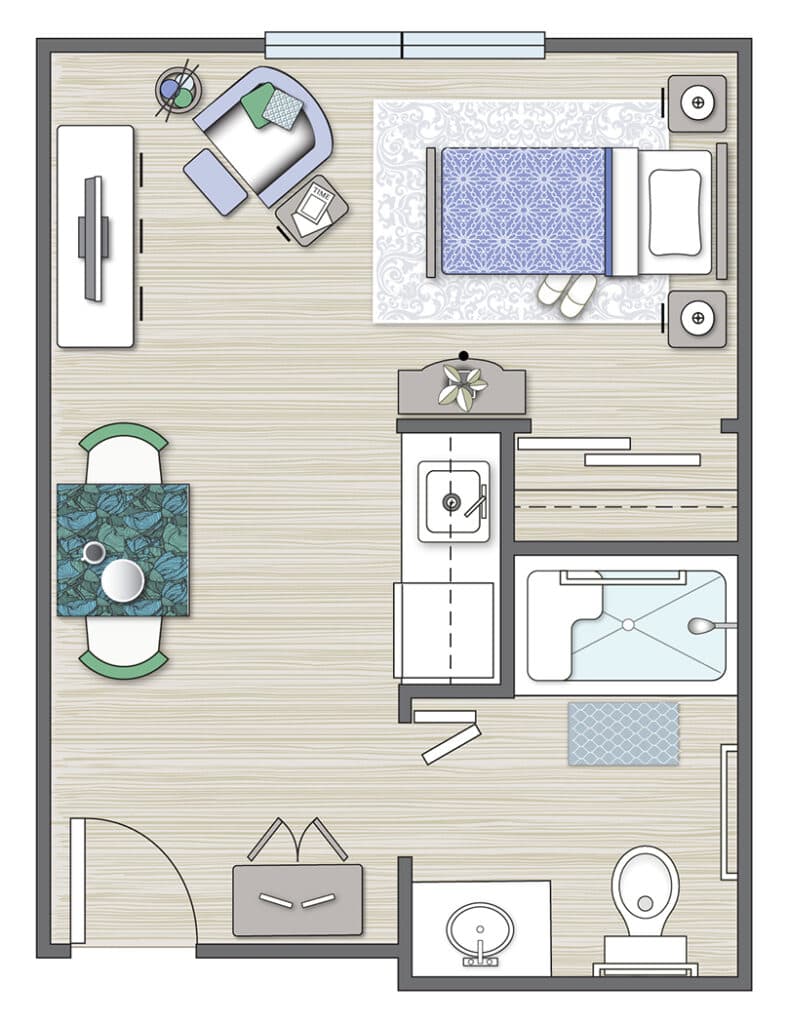 Resident room