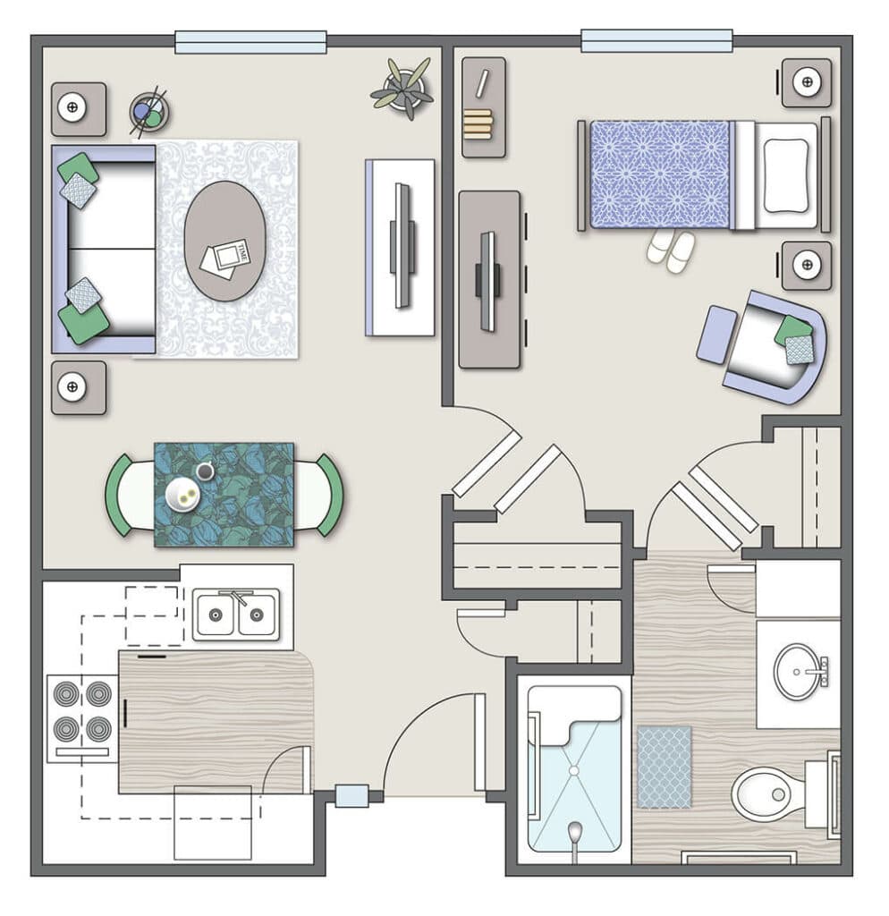 Resident room