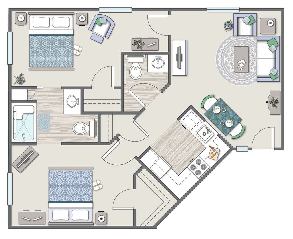 Resident room